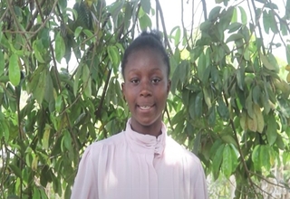 Christine Doré, Jeune collégienne non excisée vivant à Boussou, localité de n'zérékoré, ayant déclaré l'abandon des MGF