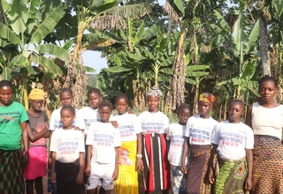 Jeunes filles protégées de l'excision à Lola, dans la région de N'zérékoré - Guinée