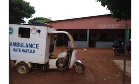 Photo de la façade principale du centre de santé Batè Nafadi - région de Kankan