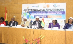 Présidium - JMP & REPM © UNFPA Guinée le 27 juillet 2022