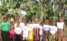 Jeunes filles protégées de l'excision à Lola, dans la région de N'zérékoré - Guinée
