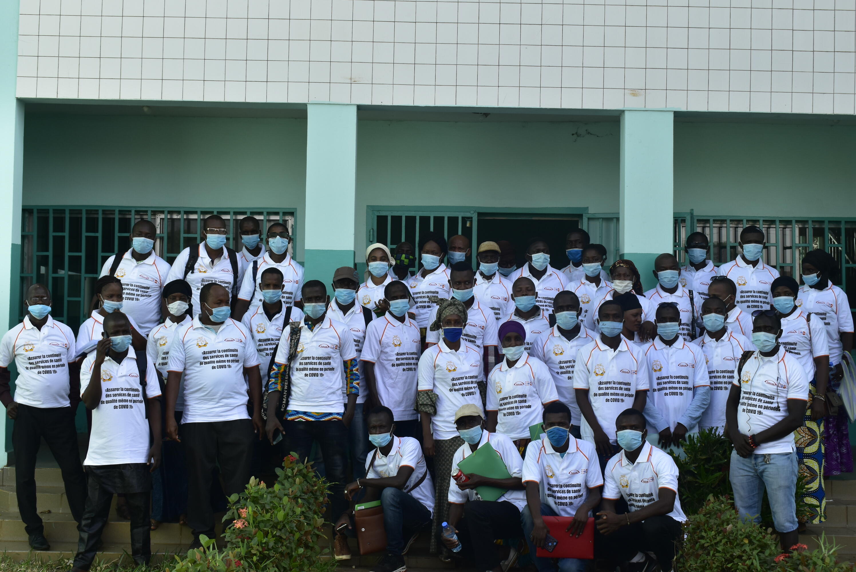 Photo de famille des Relais Communautaires formés sur le projet Takeda