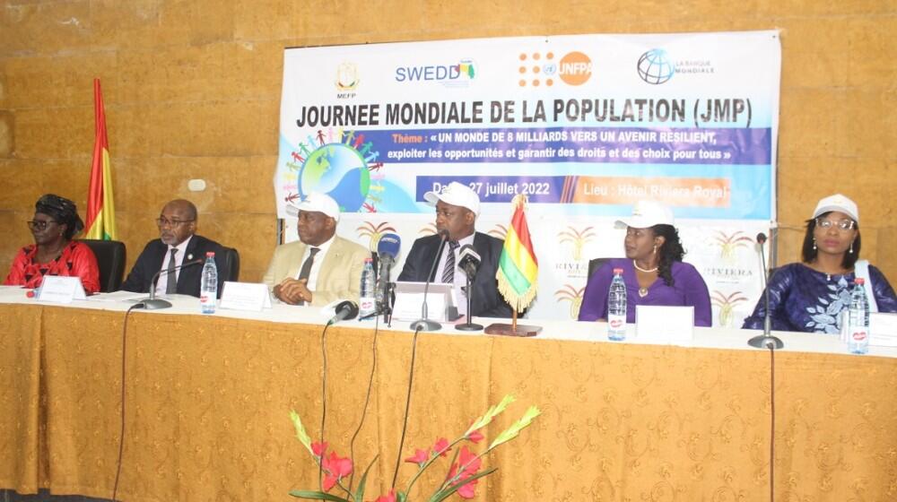 Présidium - JMP & REPM © UNFPA Guinée le 27 juillet 2022