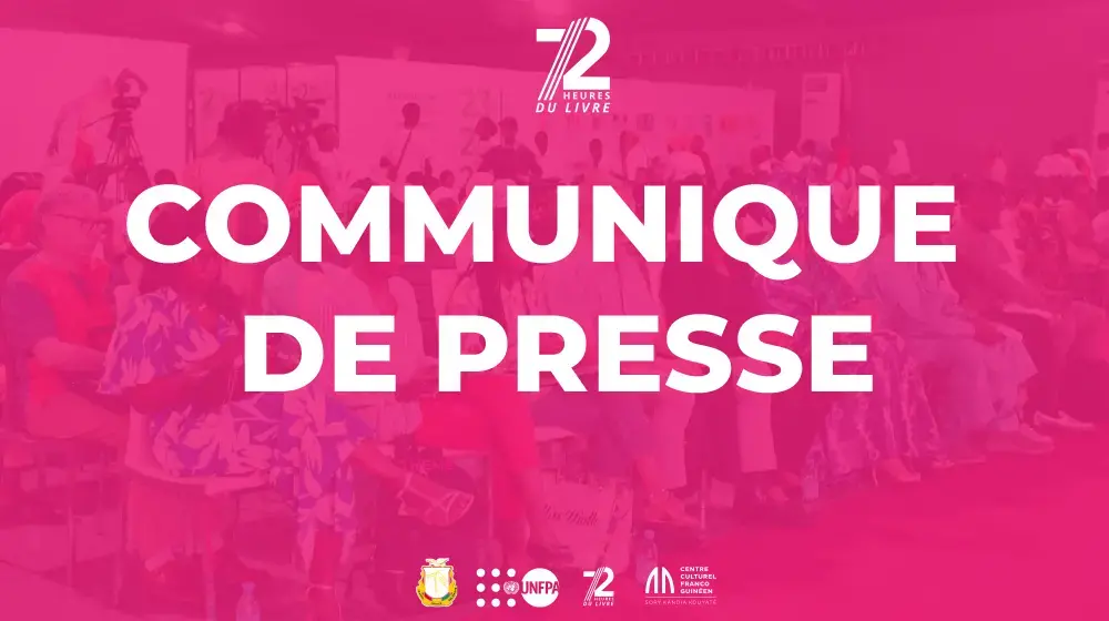 Communiqué de presse: Les 72 heures du livre au cœur des 16 jours d’activisme à travers la « puissance féminine » des écrivaines